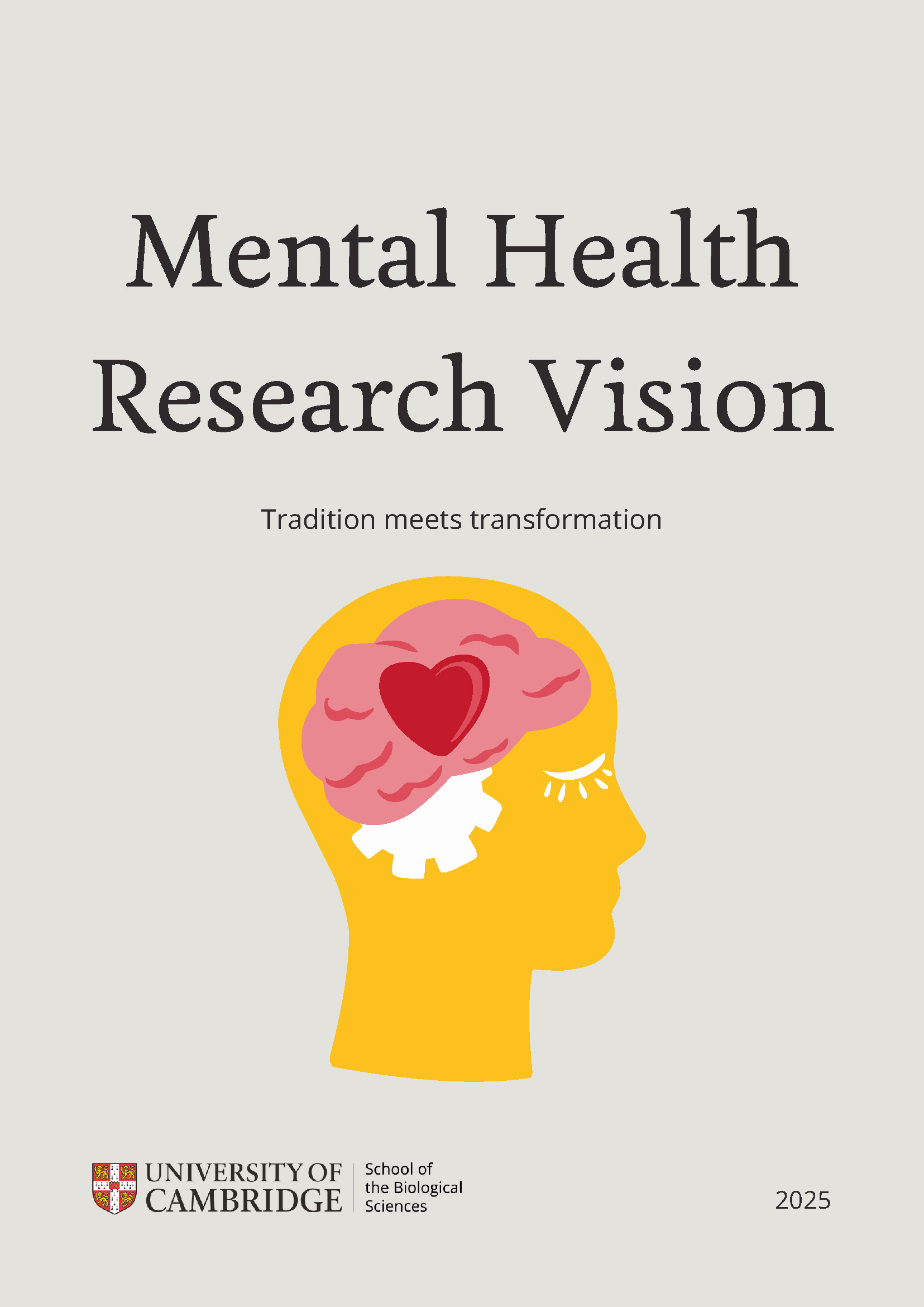Screenshot of Mental Health Research Vision document cover