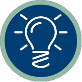 technology innovation icon - lightbulb