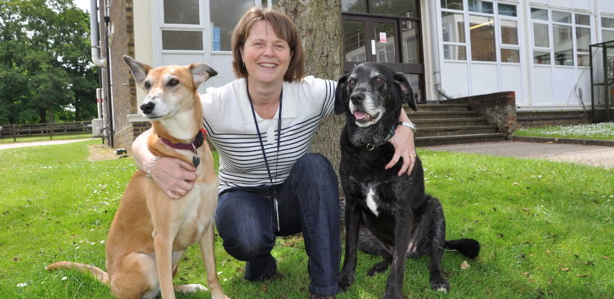 Cathryn Mellersh outside the Kennel Club Genetics Centre in Newmarket. Photo Heidi Hudson, The Kennel Club