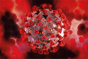 Illustration of virus