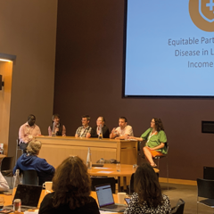 Speakers and attendees at the Equitable Partnerships event