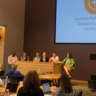 Speakers and attendees at the Equitable Partnerships event