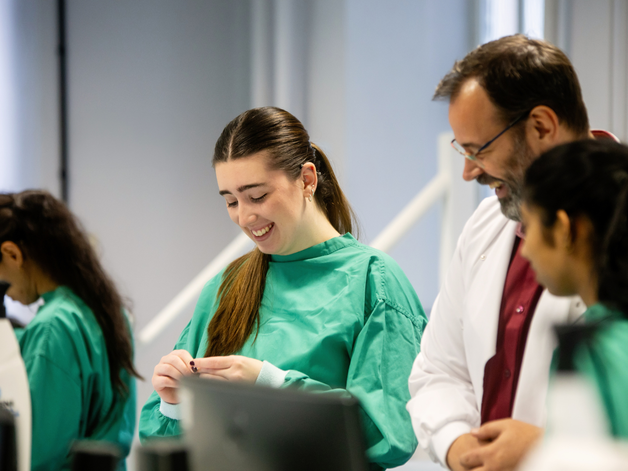 Students in practical