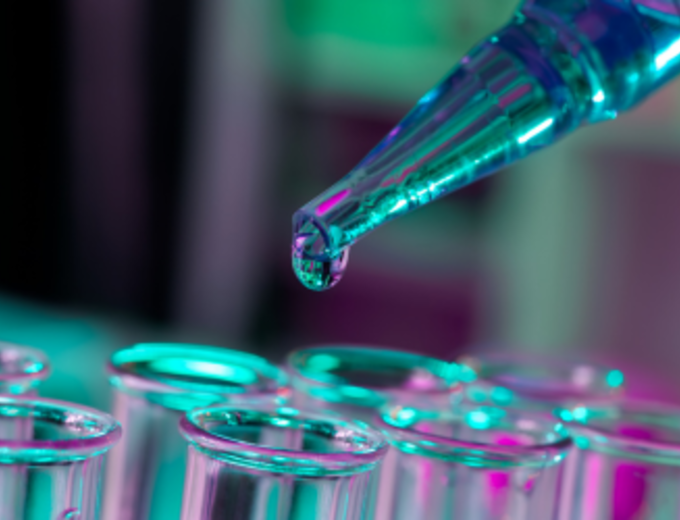 Filling glass tubes with buffer using disposable plastic pipette