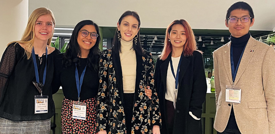 2021-22 MPhil in Developmental Biology students at the British Society for Developmental Biology spring meeting, April 2022 group of MPhil students